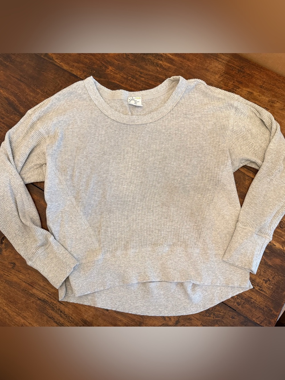 Offline by Aerie NWOT oversized waffleknit long sleeve top size XS